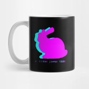 Vaporwave Bunny Mug